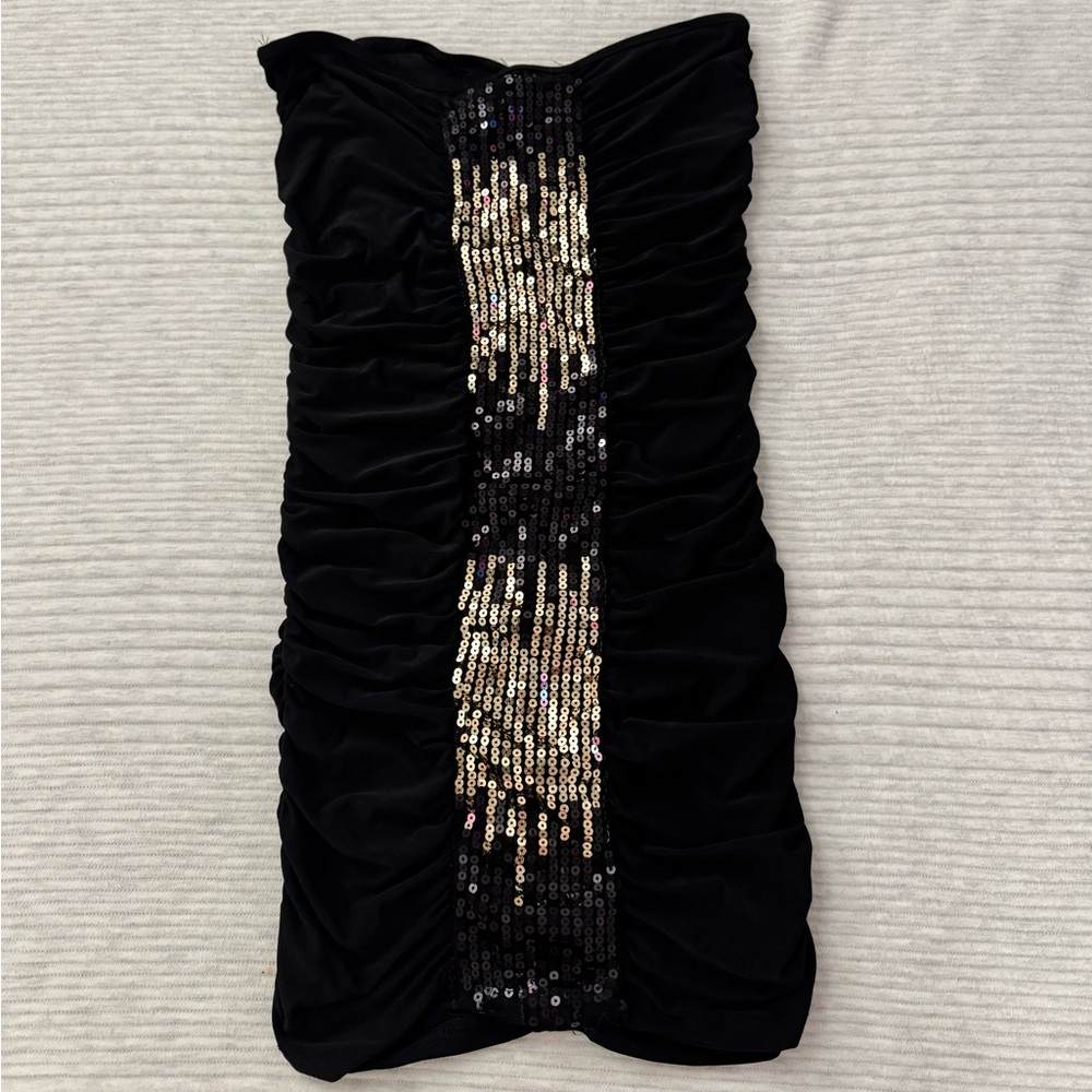 vintage sequin tube dress